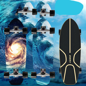 Skateboard de Surf du nord-est à 7 plis, accessoire de 4 roues pour adultes, planche à roulettes avec camion G - Product Image 1