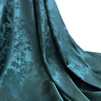 Tissu Jacquard Robe en soie glacée Grand tissu de tulle floral pour tissu floral à la mode pour femmes