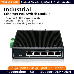 YINUO-LINK YN-SG105P công nghiệp 5-Port PoE mạng chuyển đổi 10/100/1000Mbps điện qua <span class=keywords><strong>Ethernet</strong></span> với 10Gbps Công suất - Product Image 2