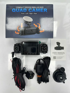 Bán buôn 1080P IPS màn hình Xe DVR Bảng điều khiển máy ảnh 4 ống kính lái xe ghi Dashcam 1 năm đen phiên bản đặc biệt hộp đen - Product Image 6