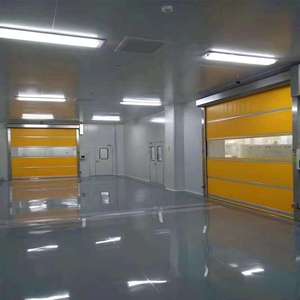 Portes à enroulement rapides en <span class=keywords><strong>PVC</strong></span> industrielles, fonction antivol, options personnalisables, design moderne, utilisées dans les entrepôts et les magasins - Product Image 3