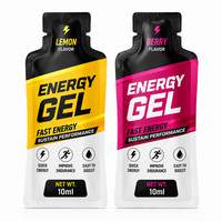 Sachets de gel énergétique imprimés sur mesure sans BPA de qualité alimentaire 10 ml, emballages en plastique pour compléments nutritionnels sportifs