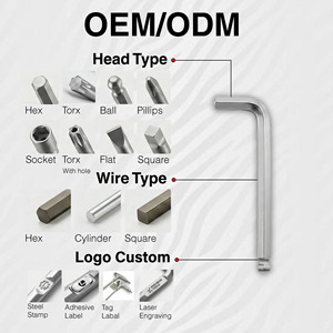 Juego de Llaves <span class=keywords><strong>Allen</strong></span> de Grado Industrial Ajustables con <span class=keywords><strong>Cabeza</strong></span> Esférica de Aleación Duradera, Llaves <span class=keywords><strong>Allen</strong></span> de Acero al Cromo Vanadio CR-V con Mango en L - Product Image 4