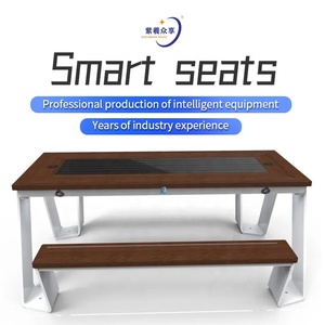 Mesa de carga inalámbrica inteligente para exteriores Mesa <span class=keywords><strong>solar</strong></span> multifuncional - Product Image 2