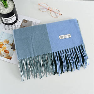 Automne laine Plaid automne nouveau chaud avec glands châle <span class=keywords><strong>Pashmina</strong></span> <span class=keywords><strong>écharpe</strong></span>s d'hiver pour les femmes élégantes - Product Image 4