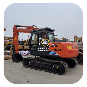 Used Hitachi ZX120 12ton Crawler Excavator with Motor Secondhand Earthmoving Work ZX130 ZX135 ZX200 <b>for</b> Sale - Product Image 1