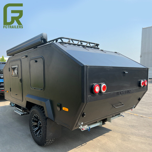 Portador de cubierta trasera de aluminio de lujo para acampar al aire libre Viajes Autocaravana RV Casa pequeña aislada prefabricada - Product Image 3