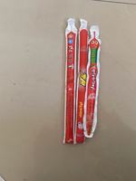 Tube en plastique transparent de 100 ml en forme de bande ou de sabre, emballage souple pour jus, pochette souple