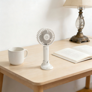 Wholesale Rechargeable Handheld Fans Portable Stand Mini Fans with Phone <strong>Holder</strong> Personal <strong>Handy</strong> Fans for Students Office Outdoor - Product Image 1