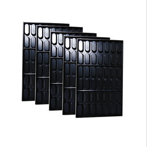 Moules à pain en silicone pour sandwich de bébé Moules à pain pour hot-dog Feuilles Eclair Plateaux de boulangerie antiadhésifs Demi-sous rouleau Feuilles de cuisson 15 grottes - Product Image 2