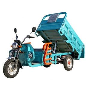 รถสามล้อไฟฟ้าบรรทุกสินค้าแบบมีมอเตอร์ 1000W โครงเหล็กเสริมความแข็งแรง แบตเตอรี่ 60V รับน้ำหนักได้ 400 กก. ขายส่ง - Product Image 5