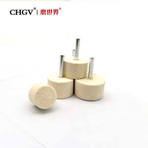 Cabezal de molienda de lana con vástago para <span class=keywords><strong>accesorios</strong></span> de herramientas rotativas <span class=keywords><strong>Dremel</strong></span> herramienta abrasiva fieltro de lana cabezal de molienda abrasivo - Product Image 5