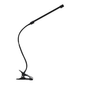 Lampe de lecture Led réglable USB, pince pliable, lampe de Table de lit, lampe de bureau Flexible