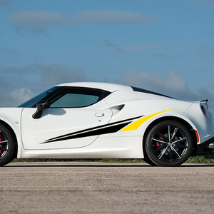 150*25CM voiture autocollants jupes latérales rayure corps vinyle Film décalcomanie Wrap voiture course bricolage décoration autocollants - Product Image 5