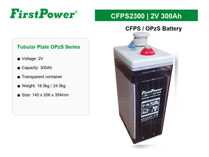 Batería tubular inundada CFPS2300 2V 300Ah <span class=keywords><strong>OPzS</strong></span> de alta fiabilidad para sistemas de CC de plantas de energía y aplicaciones de respaldo estacionario. - Product Image 2