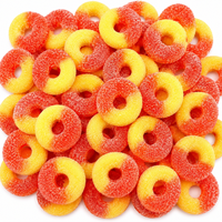 Gomitas de Frutas Variadas Mixtas de Fábrica, Dulces y Ácidas, Suaves, Halal, Venta al por Mayor, Personalizadas, OEM, Marca Privada, TIK TOK, a Granel