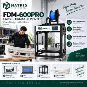 Imprimante 3D FDM industrielle de 600 mm pour les laboratoires de recherche et développement, la validation technique, les prototypes fonctionnels et les tests de produits - Product Image 1