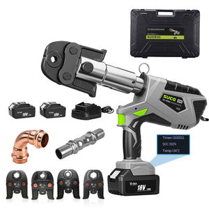 Outil de sertissage de <span class=keywords><strong>plomberie</strong></span> en cuivre sans fil portatif SUCA SC-1550A 18V, outil de pressage électrique, fonctionne sur batterie, sertisseur PEX - Product Image 1