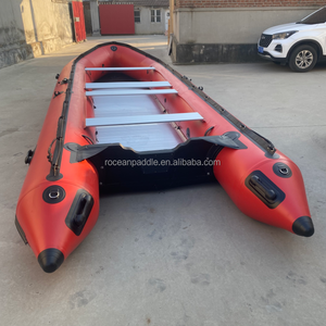 เรือยาง Zodiac ขนาดใหญ่ 6 เมตร ทำจาก PVC หนา 1.2 มม. สำหรับพายเรือ ตกปลา และใช้เป็นเรือชูชีพ - Product Image 1