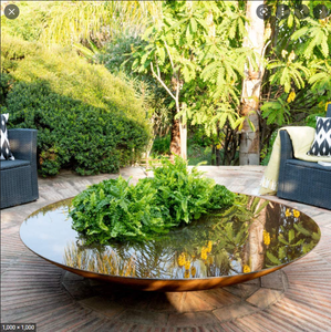 Bac à plantes en acier Corten - Finition patineuse pour la culture de plantes en extérieur et l'aménagement paysager de cour, décoration de <span class=keywords><strong>jardin</strong></span> durable - Product Image 4