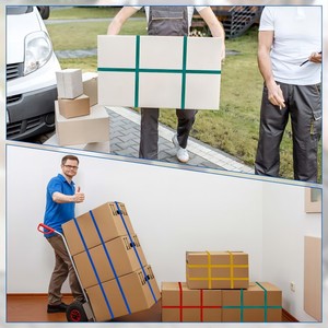 Kích thước nhỏ 42 "36" 30 "25" đàn hồi đa dạng Heavy Duty di chuyển ban nhạc di chuyển vật tư đóng gói - Product Image 4