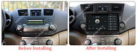 MEKEDE MS commande vocale Android 12 autoradio pour Toyota highlander 2007-2013 8 + 128GB écran IPS lecteur dvd stéréo de voiture