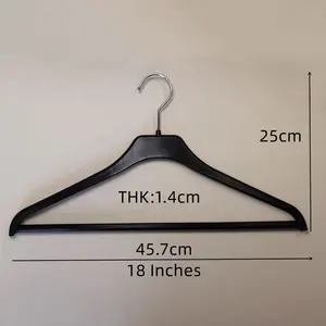 Wholesale 12 Pack 14 inch Clear Plastic Skirt Hangers with