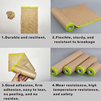 Jinghe Einseitig Klebende Acryl-Klebepapier-Beschichtung, Wasserdicht, Druckempfindlich, Vorgeklebtes Leicht Abreißbares Abdeckpapier