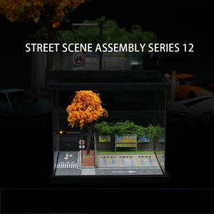 Modèle de scène urbaine 1:64, mini-<span class=keywords><strong>parking</strong></span>, modèle de voiture en alliage, rangement pour voitures, version éclairée - Product Image 2