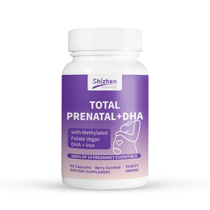 Complément de DHA prénatal, folate méthylé, vitamines prénatales, soutient la santé du sang avec fer ajouté, soutien du tube neural prénatal - Product Image 4