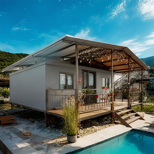 Maisons préfabriquées pliables et extensibles isolées pour l'expédition, à <span class=keywords><strong>vendre</strong></span>, avec espace de jardin autonome - Product Image 1