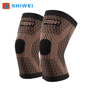 Shiwei Copper Knee <b>Pads</b> Breathable Anti-Slip Support Basketball <b>Running</b> Unisex - Product Image 1