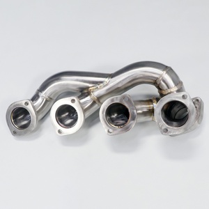 Collecteur d'échappement en acier inoxydable E55 CLS55 S65 AMG W211 pour Mercedes Benz - Product Image 2