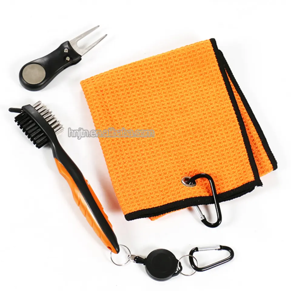 High quality Golf Accessories Golf Club Cleaner Cleaning Tool set Golf Club Brush Towel Brush Tool Kit