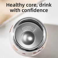 Gourde Isotherme Portable en Acier Inoxydable 500ml, Design Attrayant, Cadeau d'Affaires de Haute Qualité, Isolation Thermique 6-12 Heures