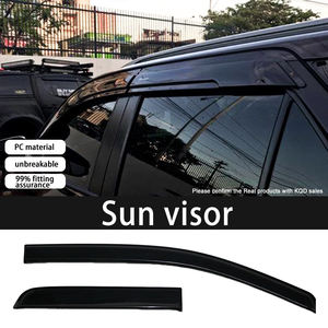 Venta al por mayor de accesorios de coche de alta calidad, visera de ventana cromada, deflectores de visera de coche, visera de ventana para hilux <span class=keywords><strong>vigo</strong></span> - Product Image 1