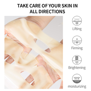 Koreanische Glas-Hautpflege produkte Real Deep Glow Hydro gel Gesichts maske Overnight Bio Collagen Face Masking <span class=keywords><strong>Sheet</strong></span> Korea - Product Image 5