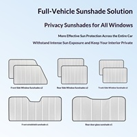 Pare-soleil de voiture BAIC 212T en aluminium empilé à 90 %, protection solaire, rideaux de protection pour le camping, protection de la vie privée dédiée