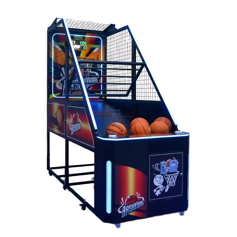 High Quality Coin Operated Arcade Basketball Hoop Games Machine Sport Ticket Redemption Entertainment