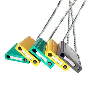 30cm 40cm 50cm iso17712 kabel Aloi aluminium segel kabel logam keamanan segel kabel panjang kawat dapat diatur