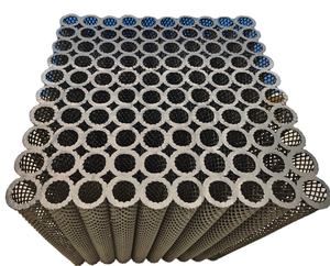 Filtre biologique à écoulement lent Bio Block 50mm HDPE Noir pour aquarium, <span class=keywords><strong>filtration</strong></span> des poissons, 1 an, 50x50x50cm, 300m2/m3 d'aire <span class=keywords><strong>de</strong></span> surface - Product Image 2