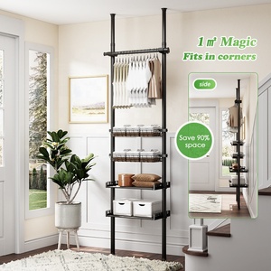 Armoires de rangement pliables en acier métallique avec revêtement antirouille YIJIALE pour système de <span class=keywords><strong>dressing</strong></span> - Product Image 2
