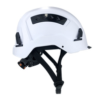 ANT5PPE Ajustable EN397 Tipo I Clase C Ventilaciones de aire Construcción Casco duro ABS Casco de seguridad sin orejeras Faro y viseras