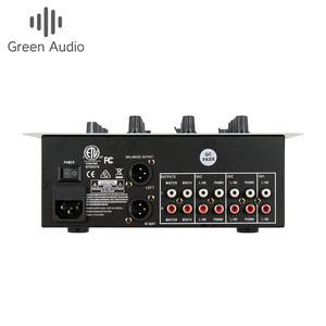 Mix300 <span class=keywords><strong>3</strong></span> Kanaals Dj Mixer Control Met <span class=keywords><strong>Rca</strong></span> Rack <span class=keywords><strong>3</strong></span>-Band Eq Microfoon Ingang - Product Image 2