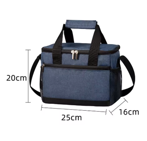 Sac isotherme et sac à provisions en tissu Oxford imperméable, grande capacité, portable, pour camping et pique-nique en extérieur, en stock - Product Image 2