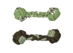 Vendita diretta in fabbrica di giocattoli da masticare in corda di cotone per animali domestici, tiro alla fune per interni per la pulizia della macinazione dei denti, colori personalizzati - Product Image 2