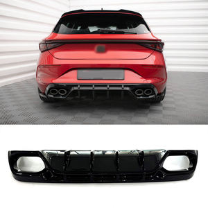 Difusor Trasero de Coche Negro Brillante ABS Personalizado de Fábrica para <span class=keywords><strong>Cupra</strong></span> <span class=keywords><strong>Leon</strong></span> MK1 2020+ - Product Image 1