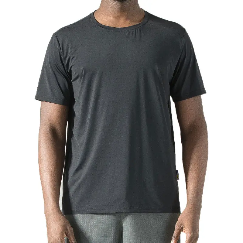 ठोस रंग पुरुषों की टी शर्ट लघु आस्तीन क्रू गर्दन नरम सज्जित टीस XS - XXL ताजा क्लासिक मौलिक टी शर्ट