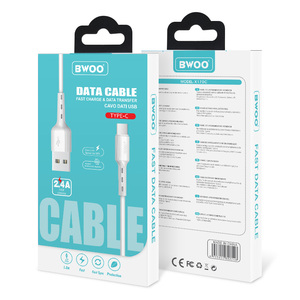 BWOO-cable de carga usb para android v8, cable micro usb de carga rápida, tpe, 5v/2.4a, venta al por mayor - Product Image 6