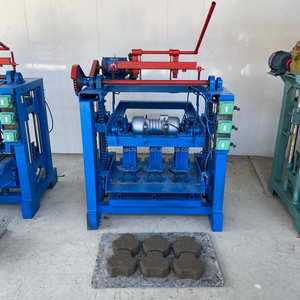 Machine à fabriquer des blocs creux en cendres volantes à petite échelle ZheBang avec moteur à vibrations, fonctionnement automatique, facile à utiliser, puissance de 4,8 kW - Product Image 2